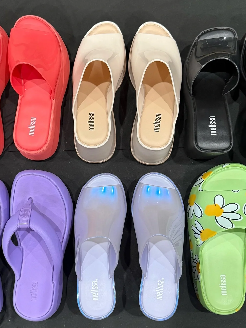 Melissa Lavender Platform Flip Flops | US 5 | Worn Once